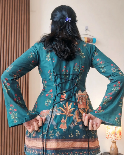 Royal Caravan Ethnic Print Kurti