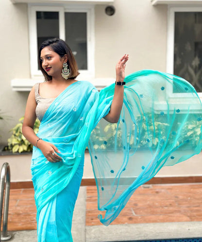 Sea Breeze Luxe Saree