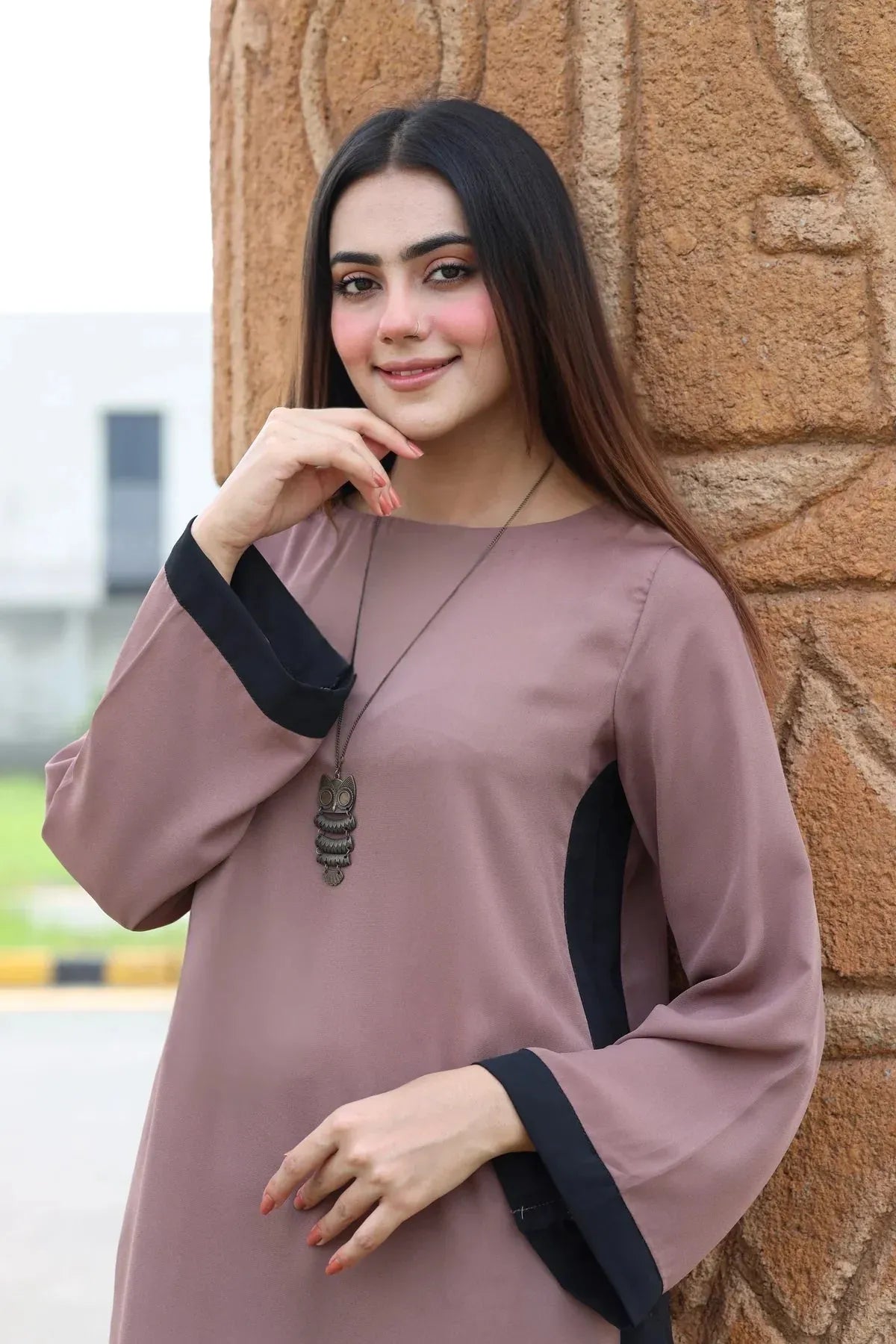 Mocha Classic Ethnic Co-ord Set