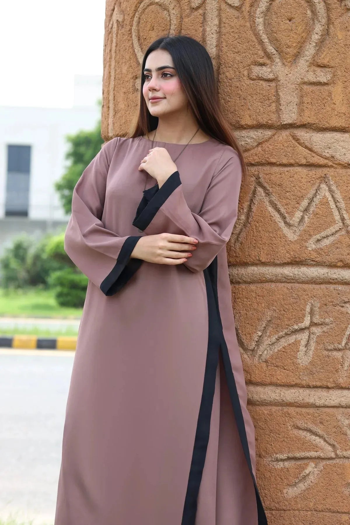 Mocha Classic Ethnic Co-ord Set